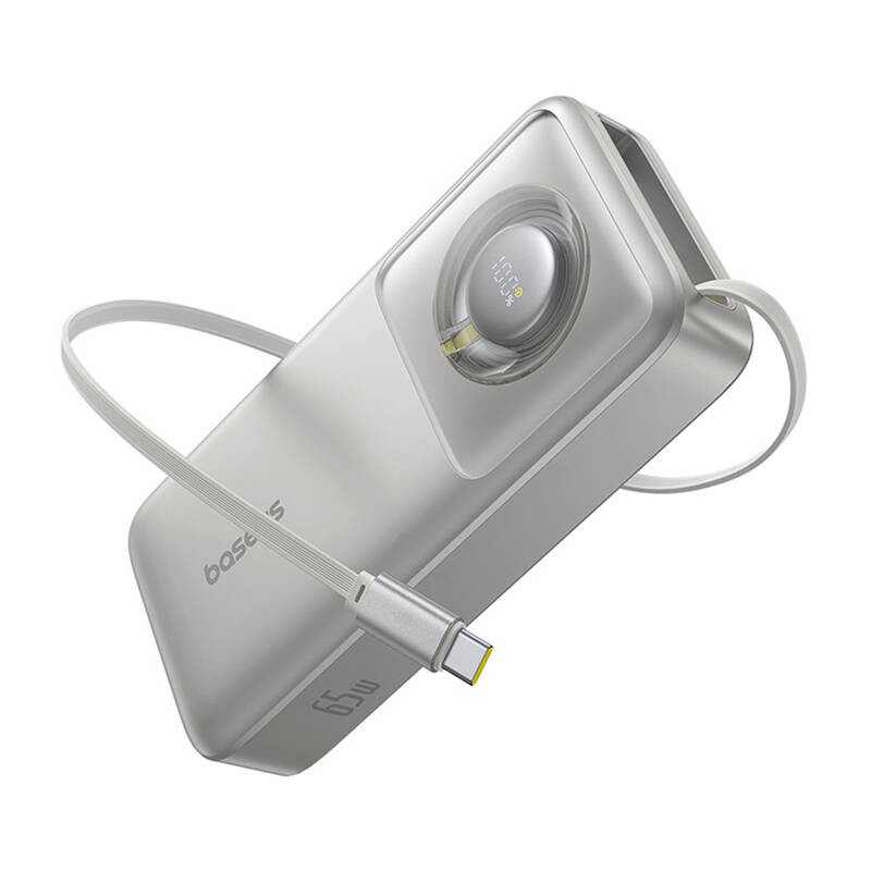 Prijenosni punjač powerbank sa USB-C kablom 65W 20000mAh BASEUS