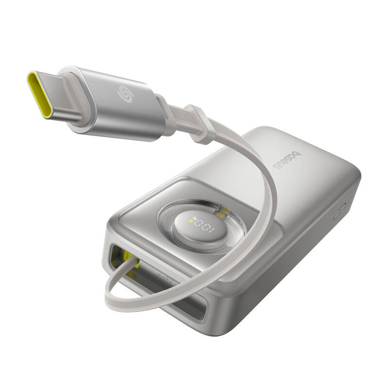 Prijenosni punjač powerbank sa USB-C kablom 65W 20000mAh BASEUS