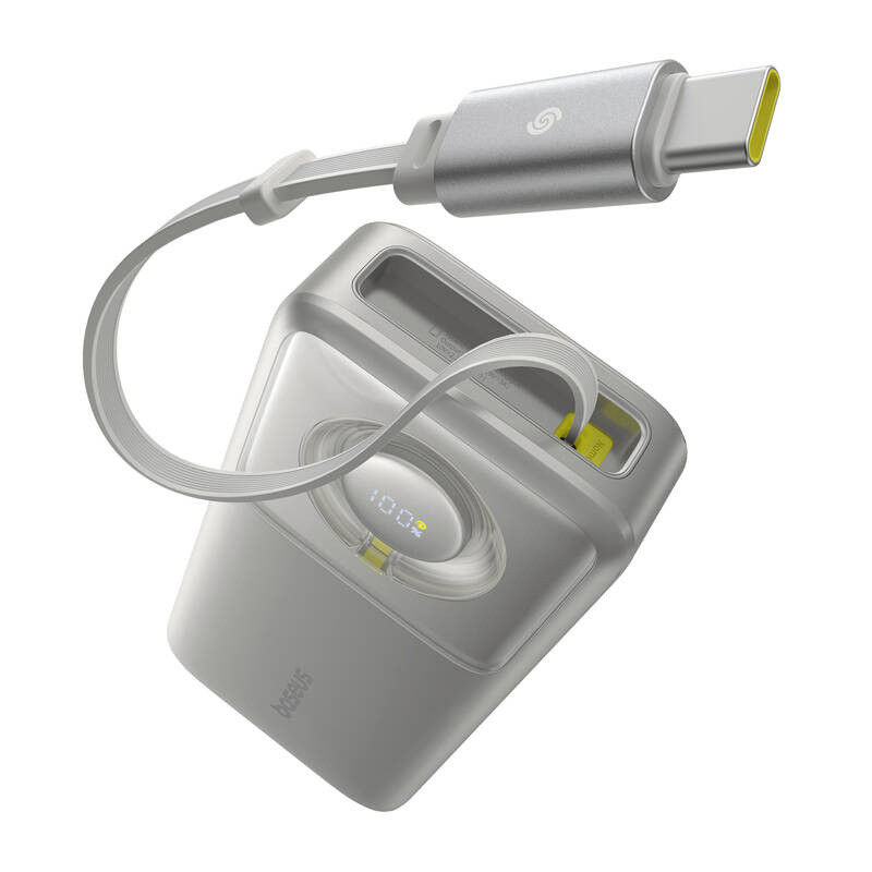 Prijenosni punjač powerbank sa USB-C kablom 65W 20000mAh BASEUS