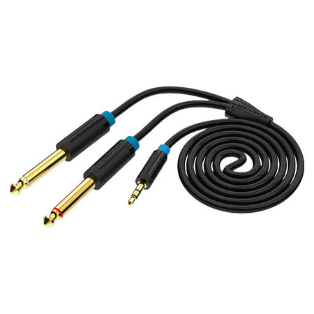 AUX kabal VENTION 3.5mm na 2x6.35mm