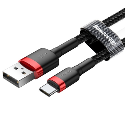 Kabal USB-A na USB-C BASEUS 0.5m crveni crni