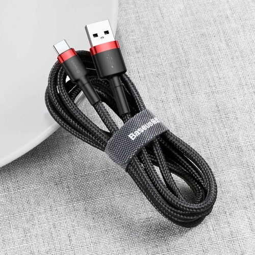 Kabal USB-A na USB-C BASEUS 0.5m crveni crni