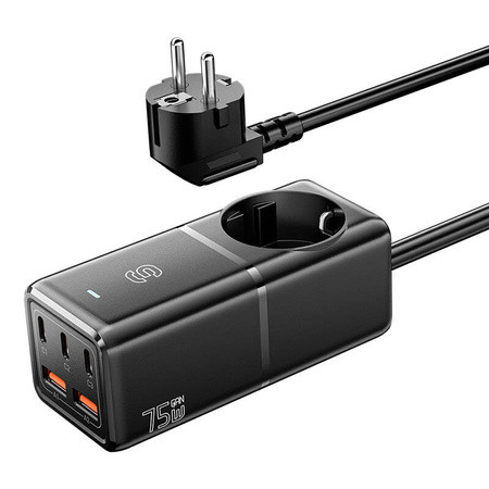 Produžni kabal 75W 1.5M ESSAGER ECTAC-BRB01-Z crni