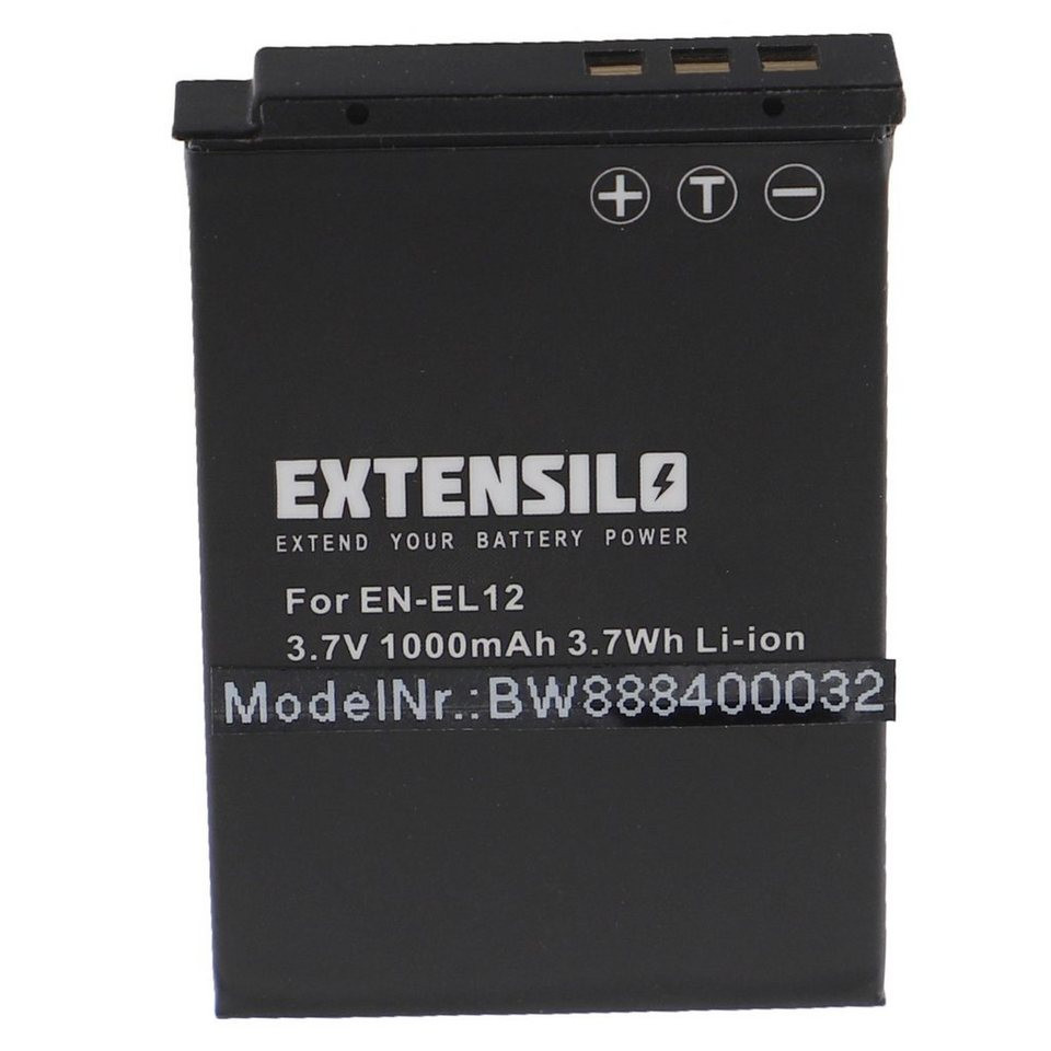 Baterija EN-EL12 1000mAh EXTENSILO