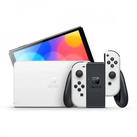 Konzola NINTENDO Switch OLED White Joy-Con