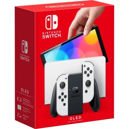Konzola NINTENDO Switch OLED White Joy-Con
