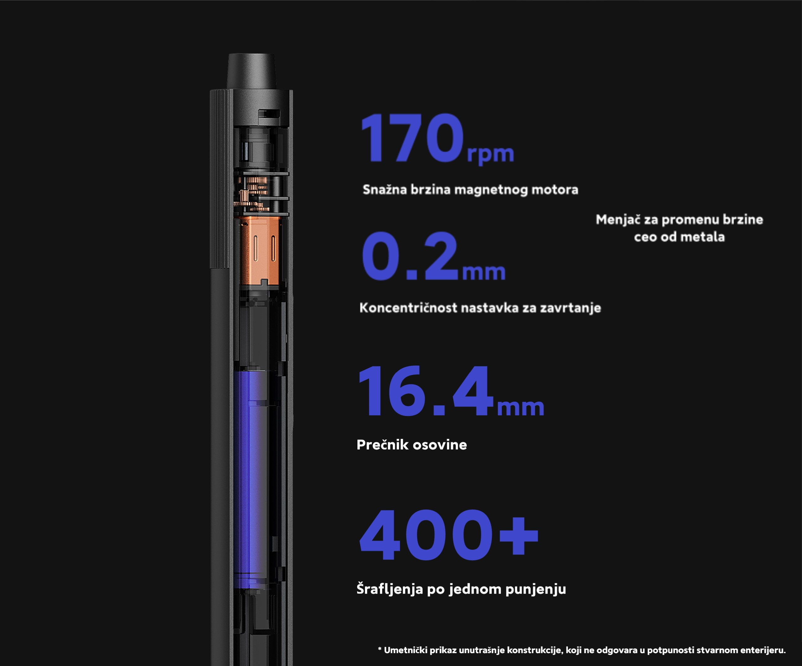 Električni set preciznih odvijača 24/1 XIAOMI Mi