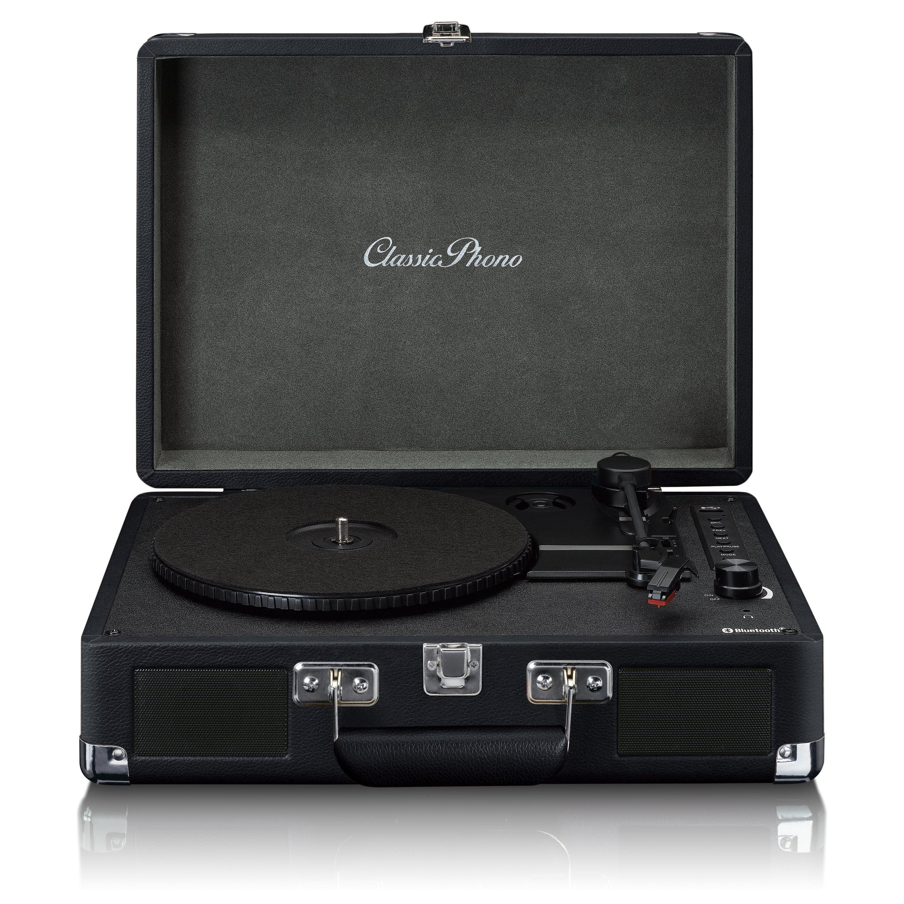 Elegantni retro gamofon sa USB snimačem LENCO TT-115BK