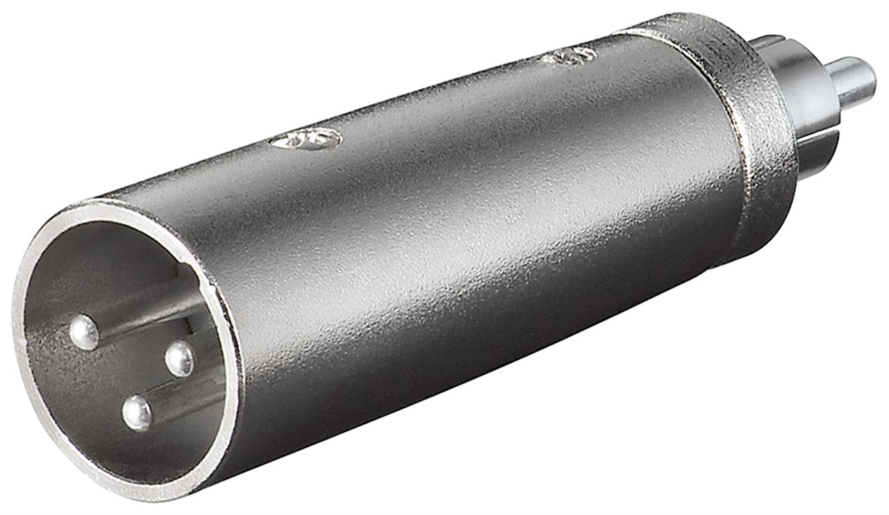 Audio adapter XLR 3 PIN na RCA M/Ž