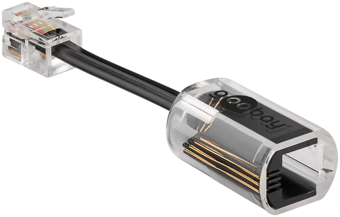 Adapter za raspetljavanje spiralnih telefonskih kablova RJ10 GOOBAY