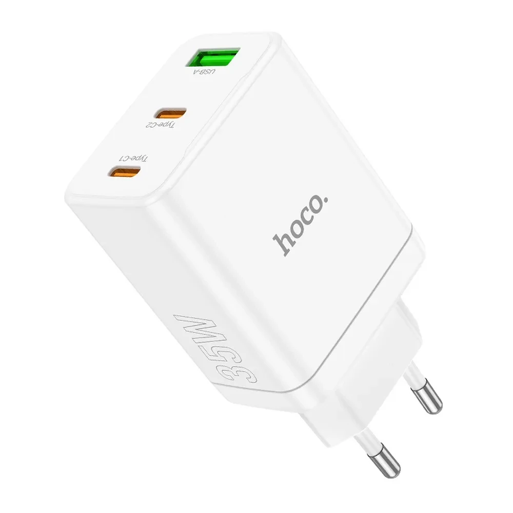 Punjač HOCO N33 2XUSB-C 1XUSB-A