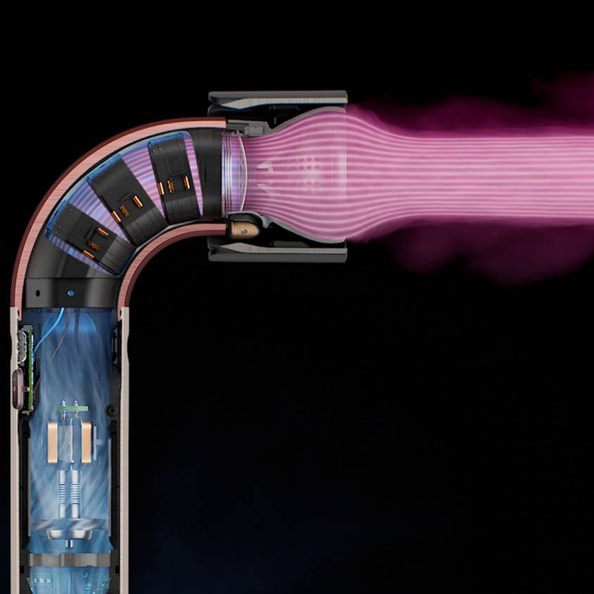 Fen za kosu DYSON Supersonic r HD17 Red Velvet/Gold Straight+Wavy - slika 2