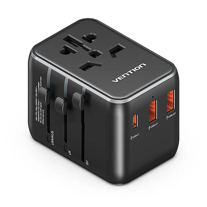 Praktični univerzalni travel adapter 20W VENTION