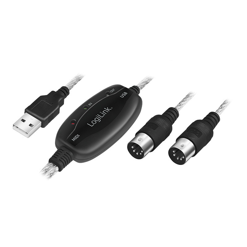 Kabal USB-A na 2x DIN 5 PIN
