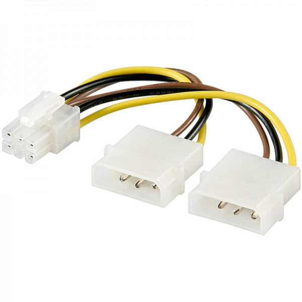 Kabal za napajanje PCI-E na PCI Express 6 pin 15cm