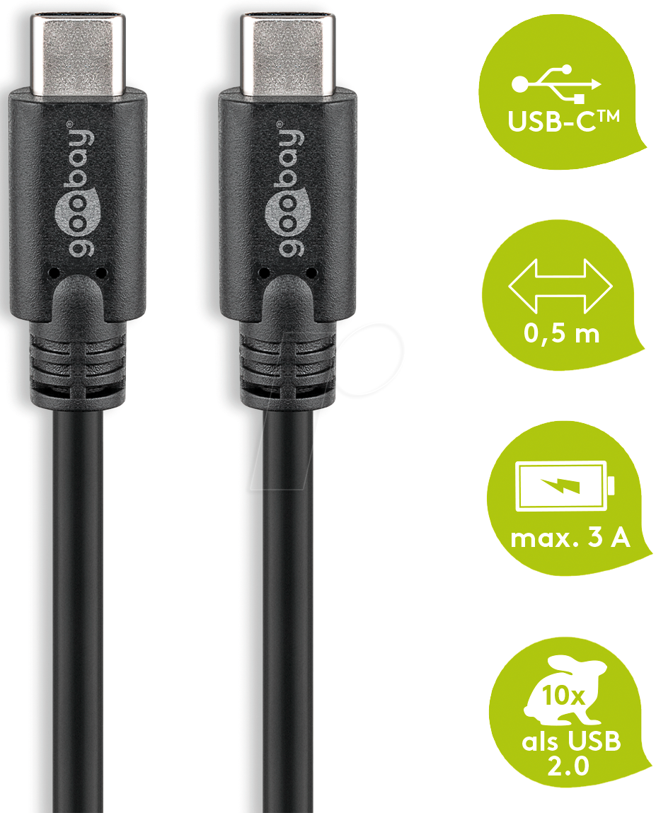 Kabal USB-C GOOBAY 0.5m 67975