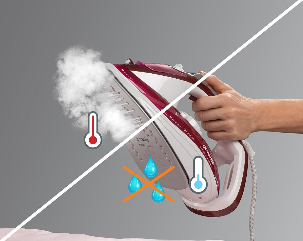Pegla GORENJE SIH3000RBC, antiDrip sistem, peglanje bez vodeni kapljica