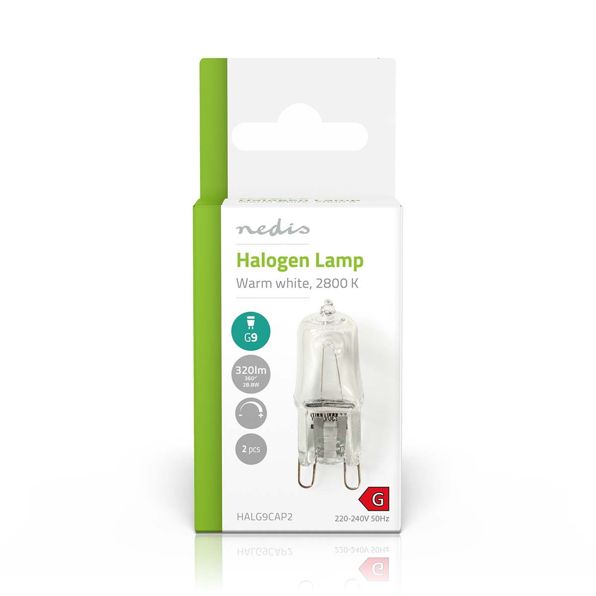 Halogena sijalica G9 28W 2800K NEDIS