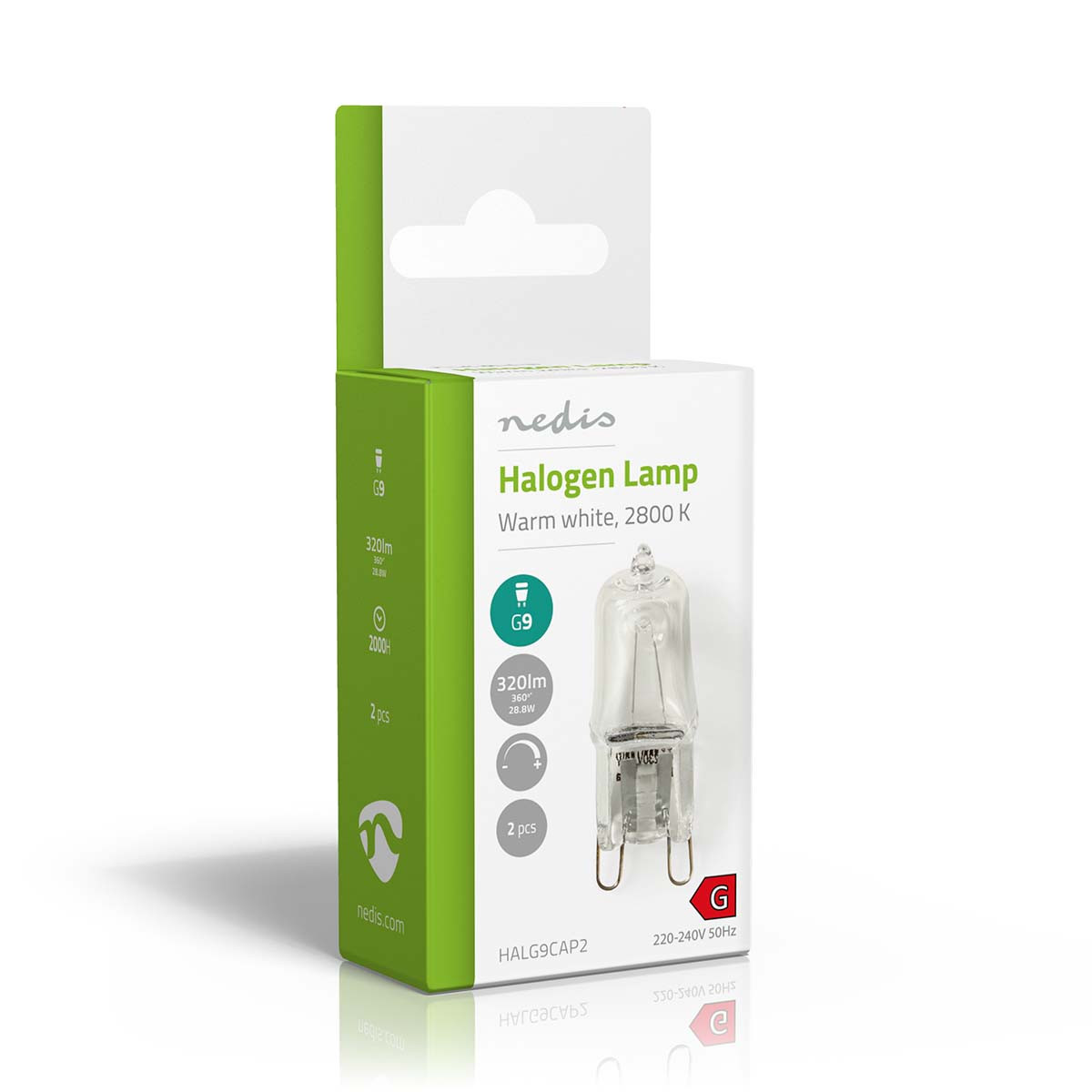 Halogena sijalica G9 28W 2800K NEDIS