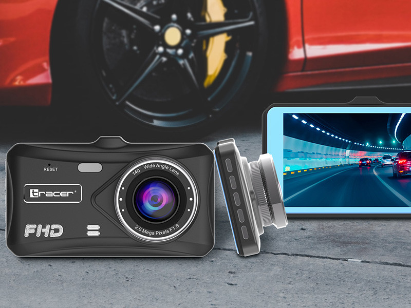 Auto kamera sa 4" ekranom na dodir i G senzorom TRACER 4TS FHD Crux Dash Cam