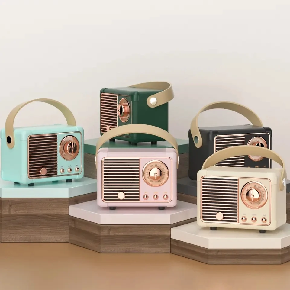 Bežični retro bluetooth mini radio HM11 zeleni