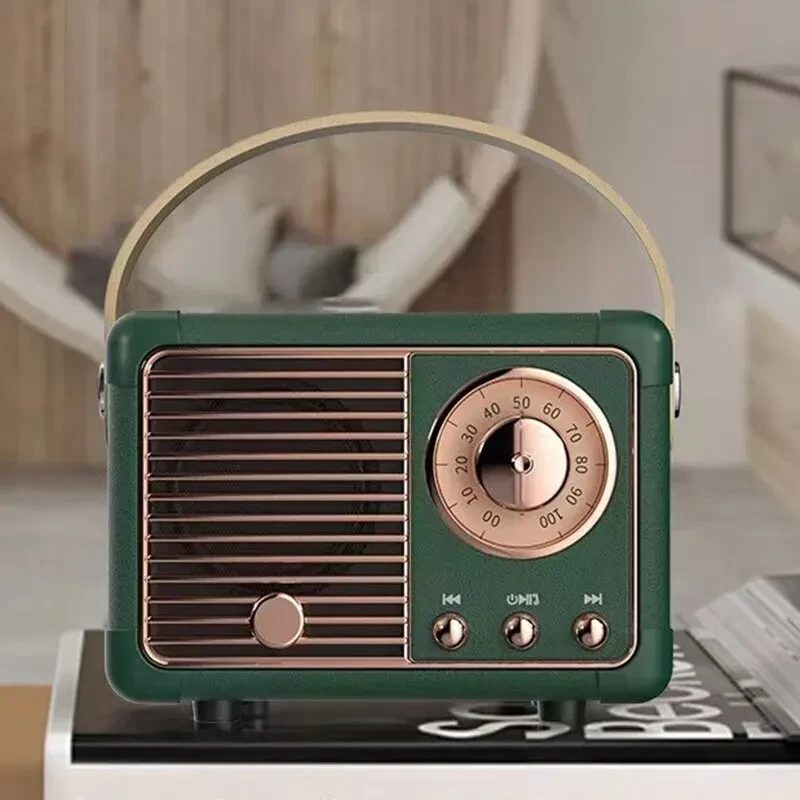 Bežični retro bluetooth mini radio HM11 zeleni