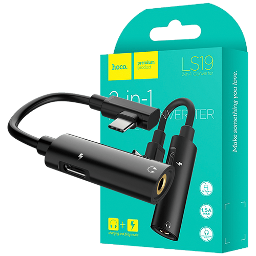 Adapter USB-C na USB-C i 3.5mm HOCO LS19