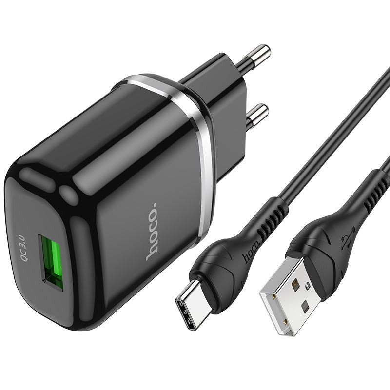 Punjač i kabal HOCO N3 VIGOUR USB-C 18W
