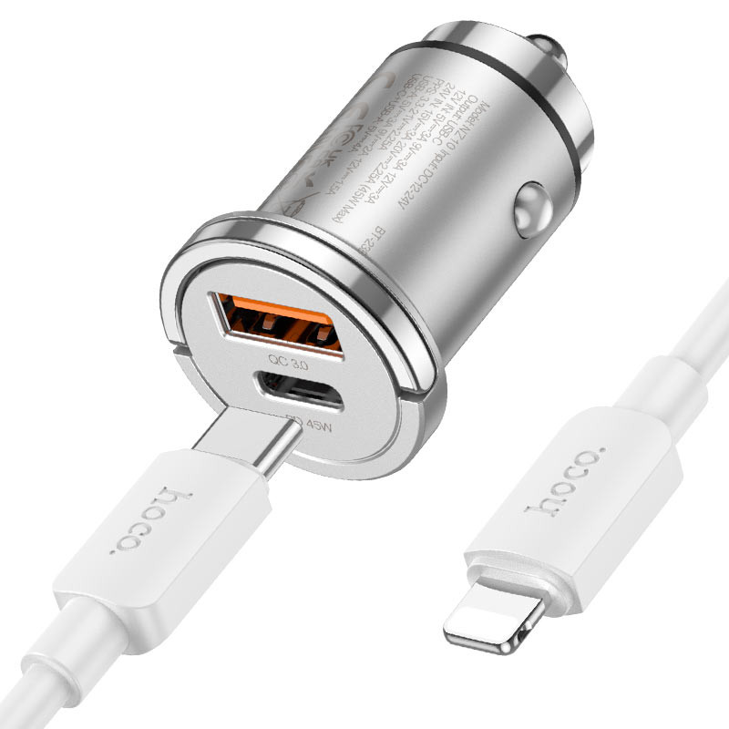 Auto punjač HOCO NZ10 HANDY 45W 4A