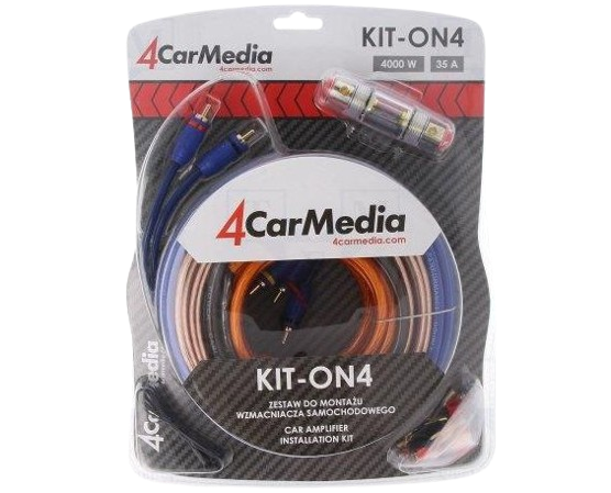 Set za instalaciju auto pojačala KIT-ON4 4CARMEDIA