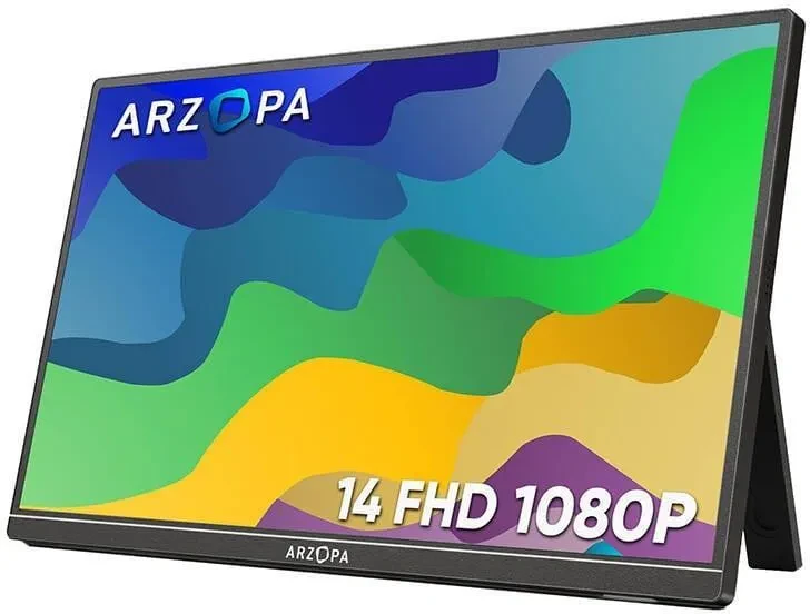 Prijenosni monitor sa stalkom ARZOPA A1S 14.0" FULL HD