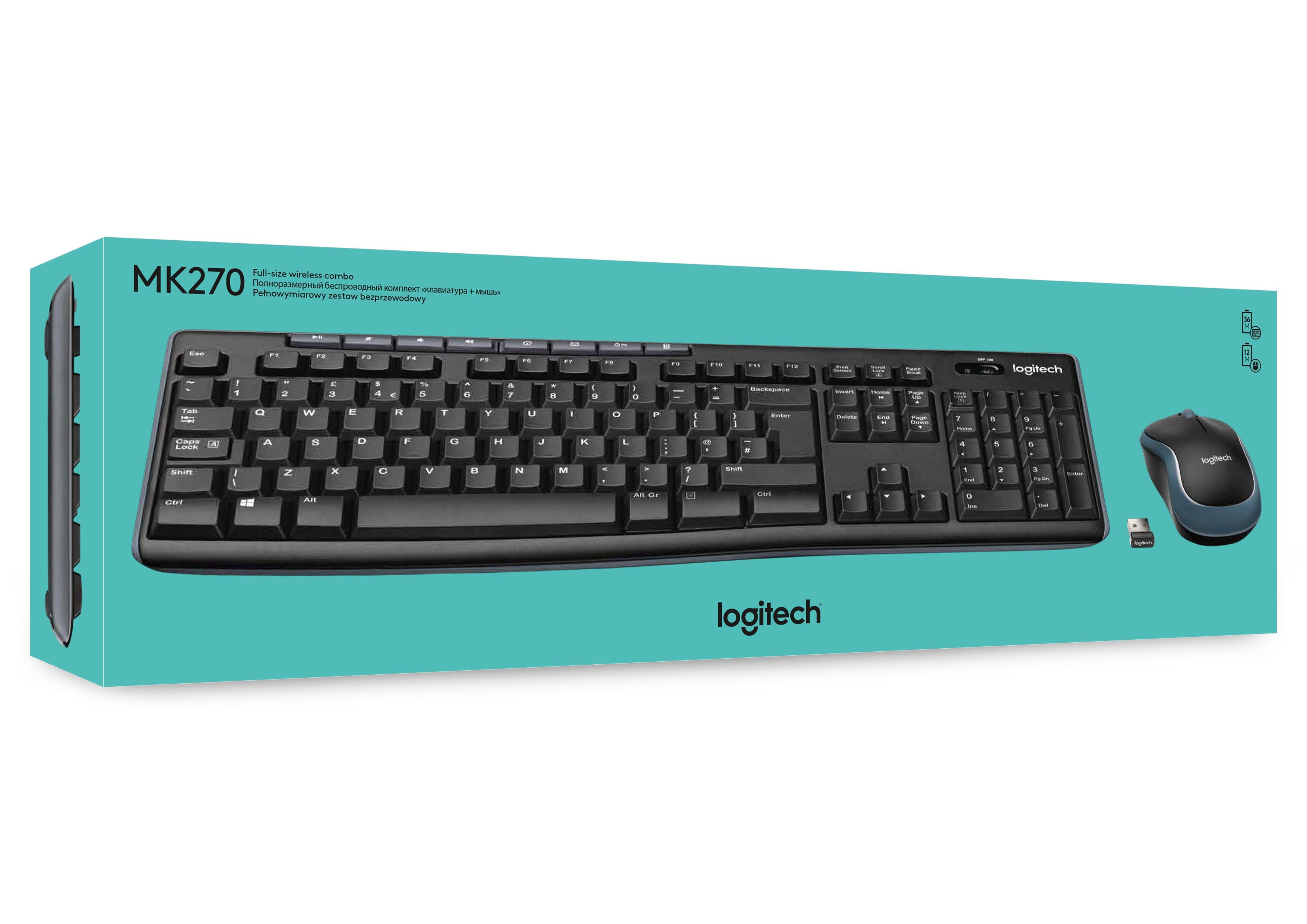 Set tastatura i miš LOGITECH MK270 ENG layout