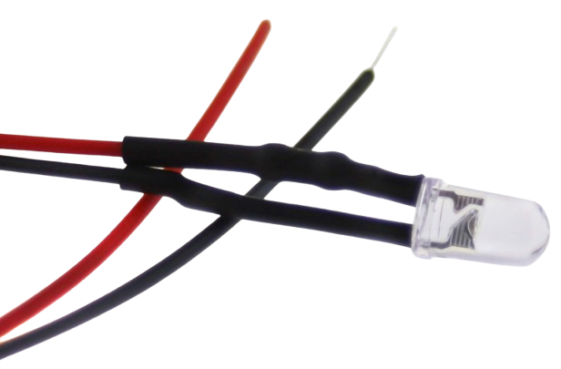 LED dioda sa kablom zelena 5mm