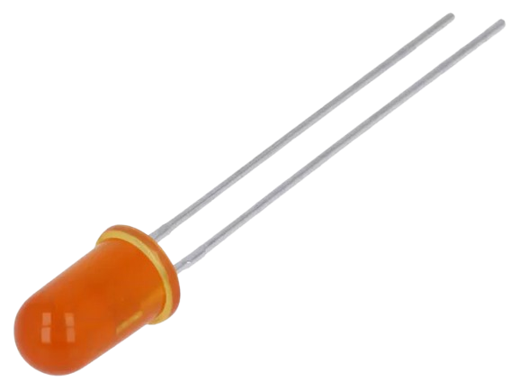 LED dioda narandžasta 5mm 2.4V