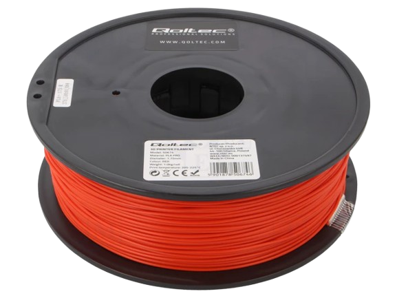 Filament punjenje za 3D printer crveni 1.75mm 1kg