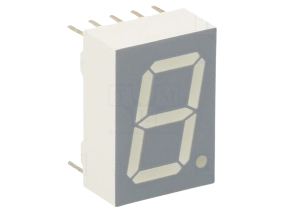 LED displej 7-segmentni 1 karakter 17.5mm