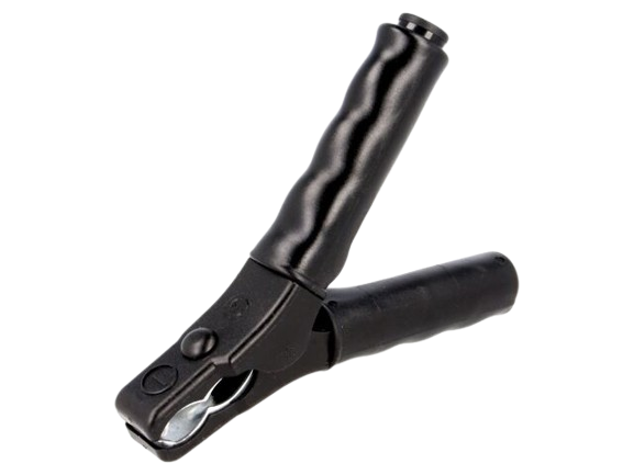 Krokodil štipaljka 25mm crne