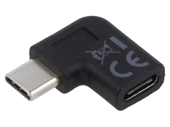 Ugaoni adapter USB-C Ž/M