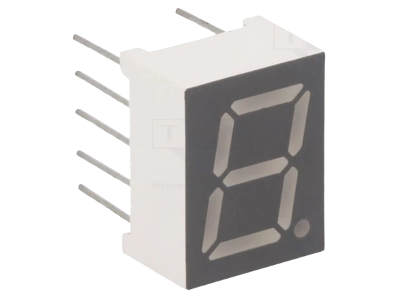 LED displej 7-segmentni 1 karakter 13mm