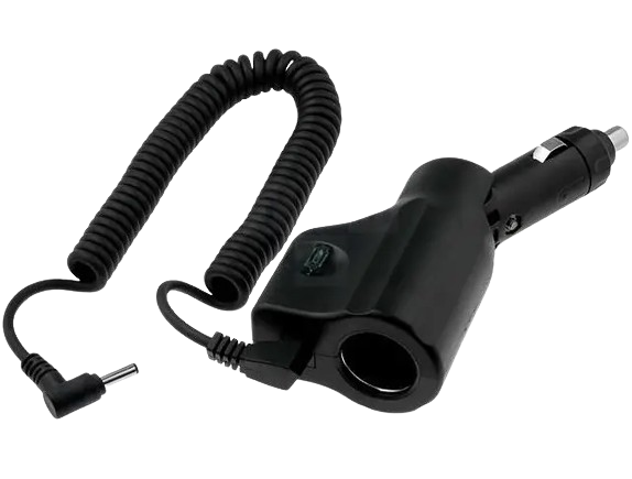 Auto punjač adapter sa spiralnim napojnim konektorom 5.5x2.5mm 12V 10A
