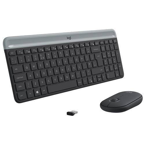 Set tastatura i miš LOGITECH MK470 Slim crna
