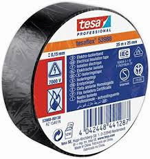 Izolir traka TESA  25mm 25m crna