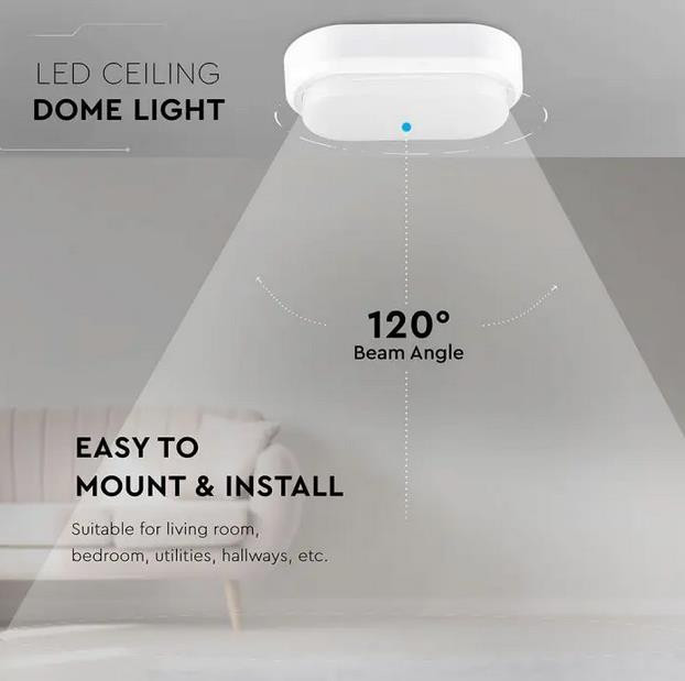 LED zidna svjetiljka 8W 6400K V-TAC