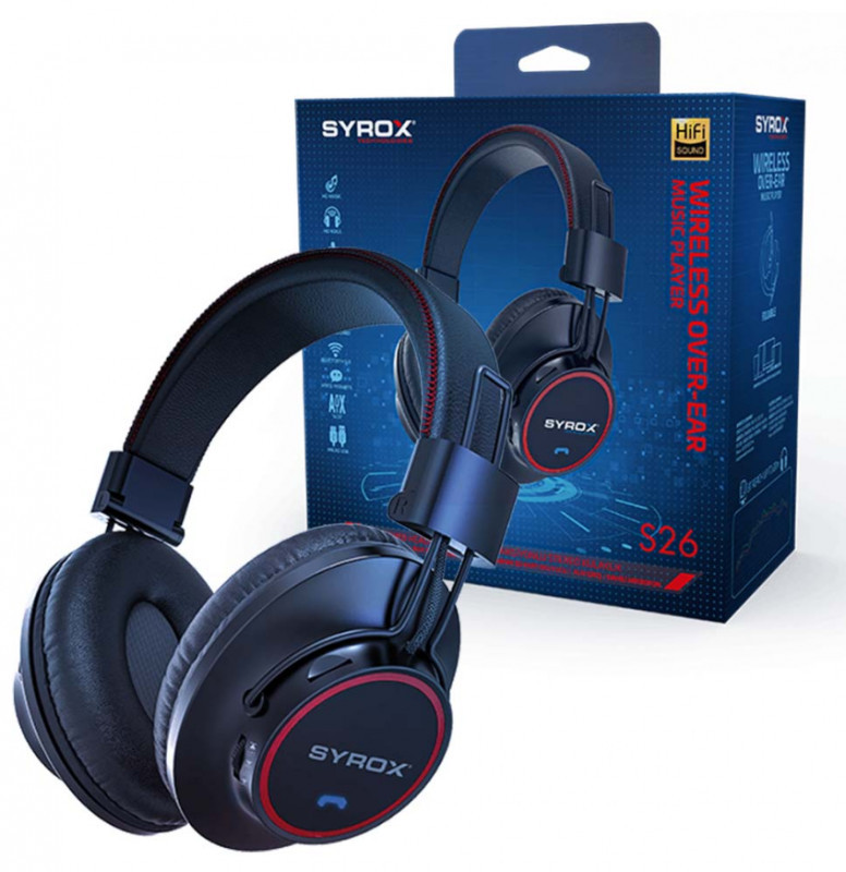 Bežične bluetooth slušalice sa mikrofonom SYROX