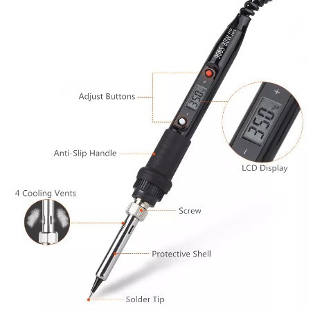 Ručna digitalna lemilica sa regulacijom 908S