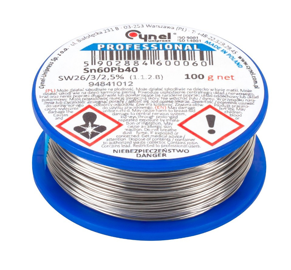 Tinol kalaj za lemljenje CYNEL 0.56mm 100gr