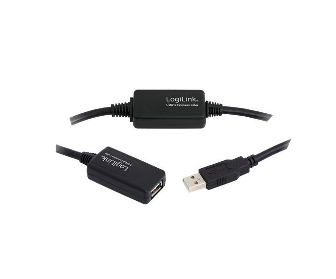 Aktivni produžni kabal USB 2.0 sa pojačalom 15m LOGILINK