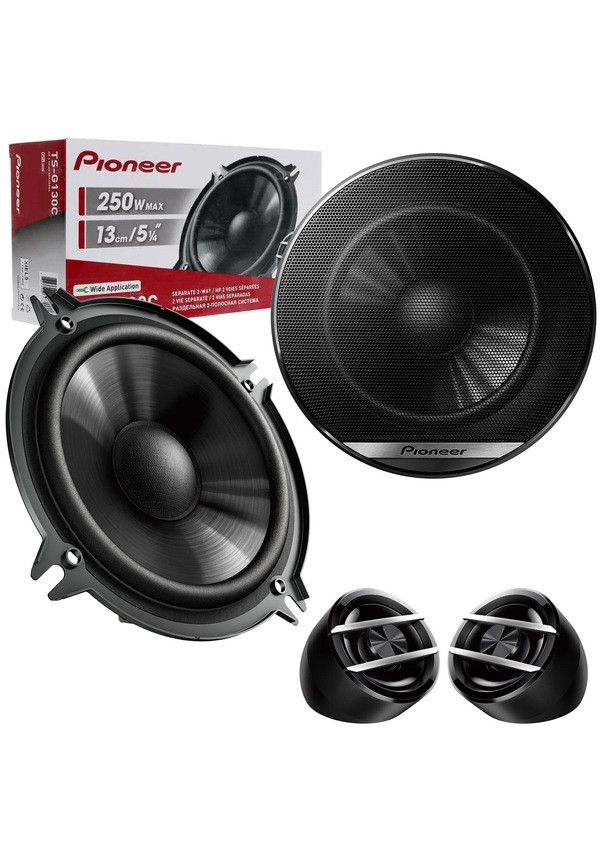 Auto zvučnici sa odvojenim visokotoncem 13cm 250W PIONEER TS-G130C