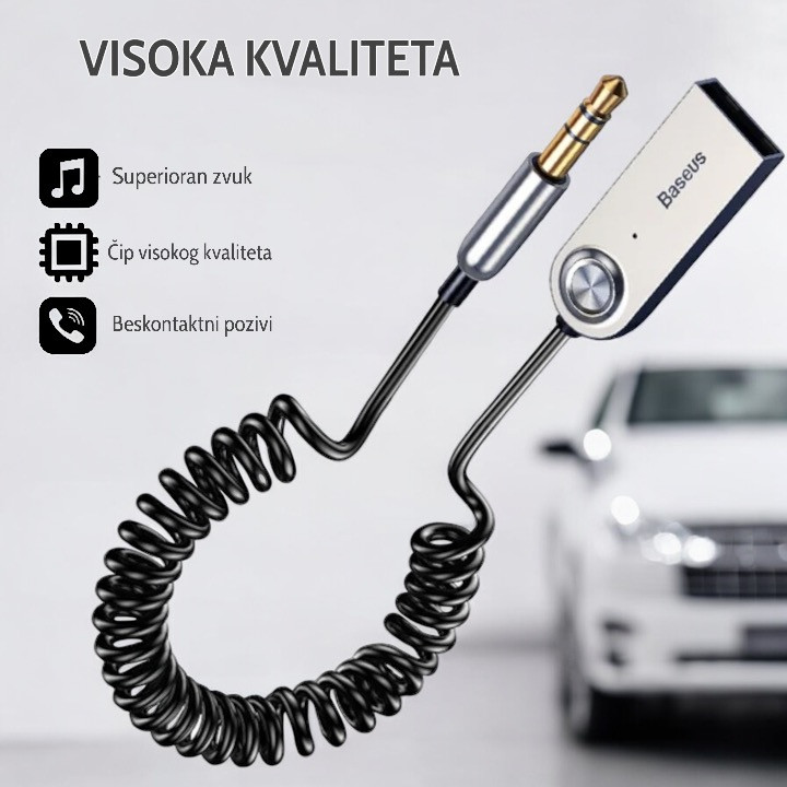 Bluetooth adapter  za auto BASEUS