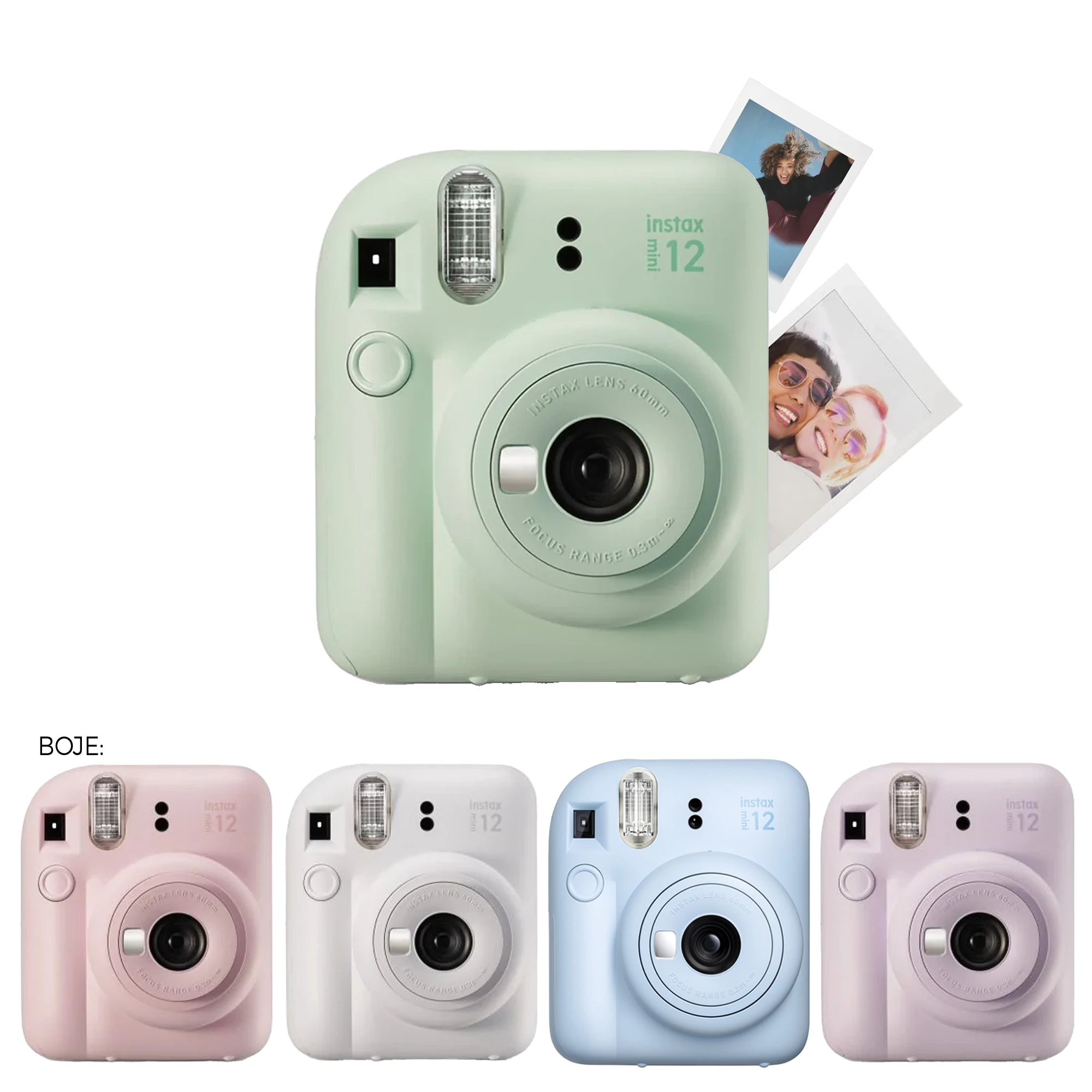 Fotoaparat Polaroid FUJIFILM INSTAX Mini 12 + film pack